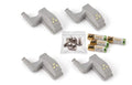 SYNSOR Cabinet Hinge LED Lights Set of 4 With Batteries — main image