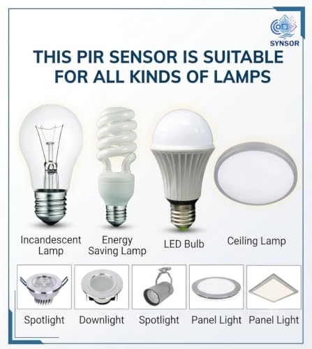 SYNSOR Mini PIR Motion Sensor Switch 220V SN-AMS01 — image 4