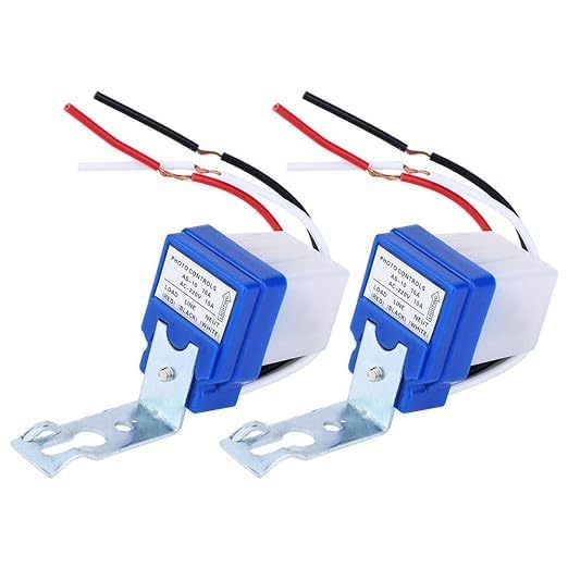 SYNSOR Photocell Day Night Sensor Switch Pack of 2 — main image