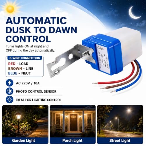 SYNSOR Day Night Photocell Sensor Pack of 10 — image 4