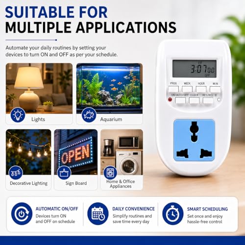 SYNSOR Digital Timer Switch Socket 220-240V — image 3