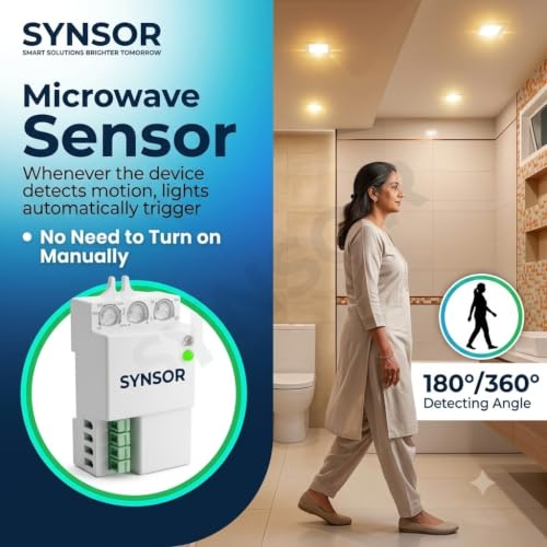 SYNSOR Microwave Radar Motion Sensor Occupancy Detector — image 4
