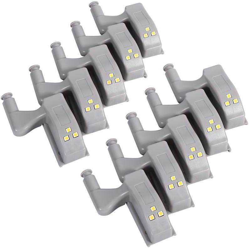 SYNSOR LED Cabinet Hinge Lights Set of 10 Cool White — main image