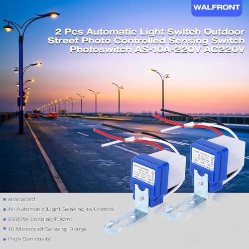 SYNSOR Photocell Day Night Sensor Switch Pack of 2 — image 1